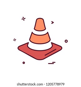 Cone icon design vector