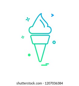 Cone icon design vector