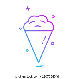 Cone icon design vector