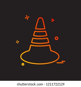 Cone icon design vector