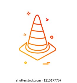 Cone icon design vector