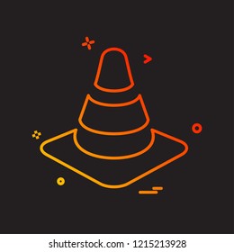 Cone icon design vector