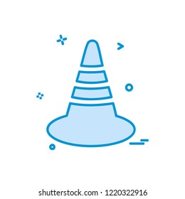 Cone icon design vector