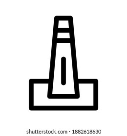 Cone icon or logo isolated sign symbol vector illustration - high quality black style vector icons
