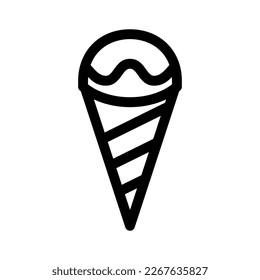 cone icon or logo isolated sign symbol vector illustration - high quality black style vector icons
