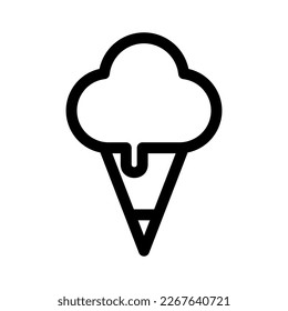 cone icon or logo isolated sign symbol vector illustration - high quality black style vector icons
