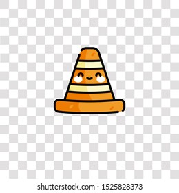 cone icon sign and symbol. cone color icon for website design and mobile app development. Simple Element from firefighter collection for mobile concept and web apps icon.