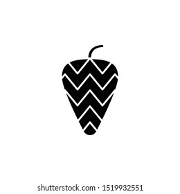 Cone icon. Simple glyph, flat vector of autumn icons for ui and ux, website or mobile application