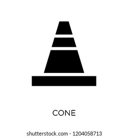 cone icon. cone symbol design from Construction collection. Simple element vector illustration on white background.