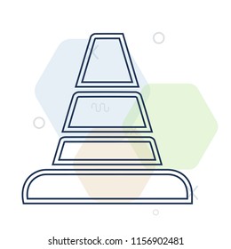 Cone icon vector can be used as png, Cone