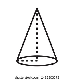 cone icon vector illustration logo design