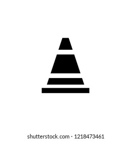 cone icon. cone vector illustration on white background for web and apps.