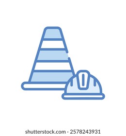 Cone icon vector stock illustration