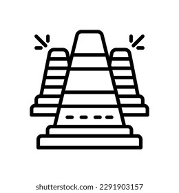 cone icon for your website, mobile, presentation, and logo design.