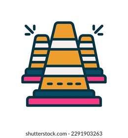 cone icon for your website, mobile, presentation, and logo design.
