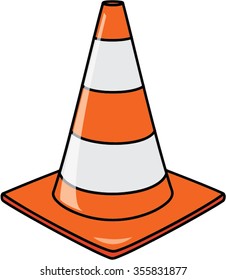cone isolated illustration