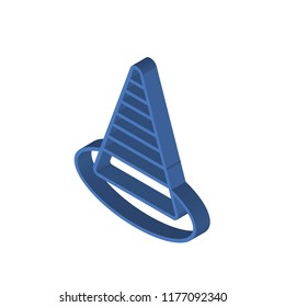 Cone isometric left top view 3D icon