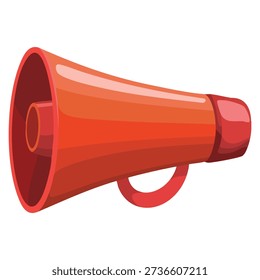 Cone megaphone speaker vector isolated illustration perfect for announcement promotion marketing communication loudspeaker equipment and public message design projects