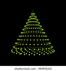 Cone. Object with Dots. Geometric Shape for Design. Geometric Element. Geometric Shape for Design. Molecular grid. 3D Technology Style with Particle.