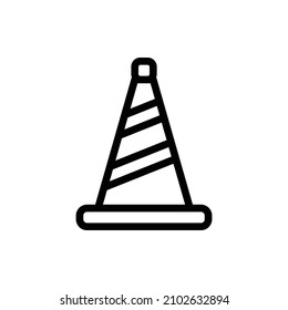 Cone Outline Icon. Cone Icon