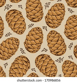 Cone seamless background