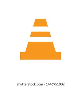 cone sign icon. Logo element illustration. cone sign design. colored collection. cone sign concept. Can be used in web and mobile