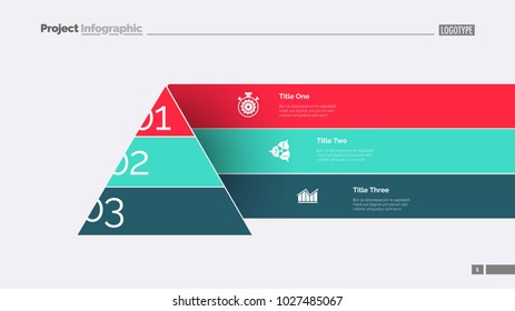 Cone staircase diagram slide template