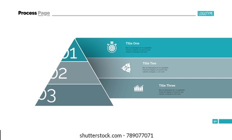 Cone staircase diagram slide template