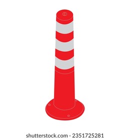 Cone stick icon vector illustration simple design