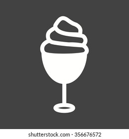 Cone, tasty, icecream icon vector image. Can also be used for food iconset. Suitable for use on mobile apps, web apps and print media.