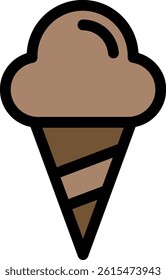 A cone is a three-dimensional geometric shape that tapers smoothly from a flat base to a point. It's commonly seen in ice creams, traffic markers, and mathematical models.
