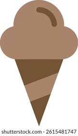 A cone is a three-dimensional geometric shape that tapers smoothly from a flat base to a point. It's commonly seen in ice creams, traffic markers, and mathematical models.
