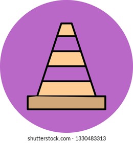 Cone vector icon