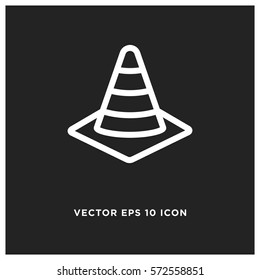 Cone vector icon