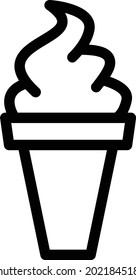 ilustración de vector de cono aislada en un fondo transparente. iconos vectoriales de color para el concepto o los gráficos web.