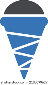 ilustración cone Vector en un fondo transparente. Símbolos de calidad superior. Iconos vectoriales de glifos para diseño de conceptos y gráficos. 
