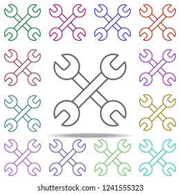 cone wrench icon. Elements of auto workshop in multi color style icons. Simple icon for websites, web design, mobile app, info graphics on white background