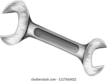 Cone wrench - vector art