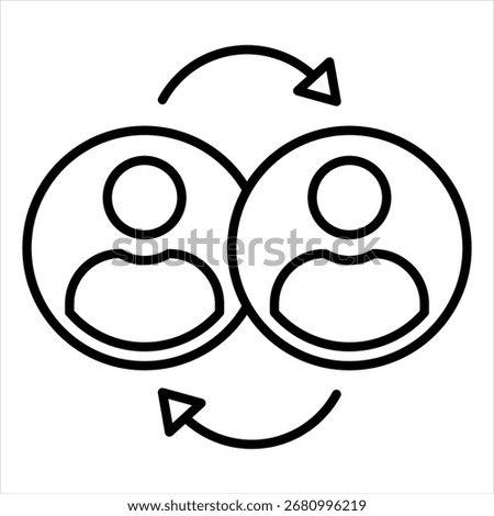 Conect Outline Icon Illustration Vector High Quality