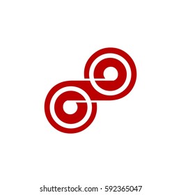 Conected Circle Logo Vector Stock Vector (Royalty Free) 592365065 ...