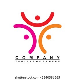 Conection Logo Images Design Vector  circle, logo design inspiration