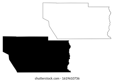 Conejos County, Colorado (U.S. county, United States of America,USA, U.S., US) map vector illustration, scribble sketch Conejos map