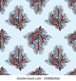 cones, fir, pine, Christmas Background
