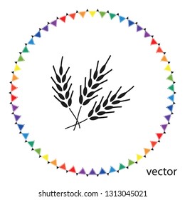 Cones icon, vector design