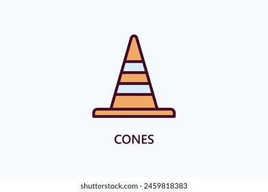 Cones Vector Icon Or Logo Illustration