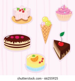 Confection background