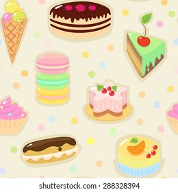 Confection seamless pattern 