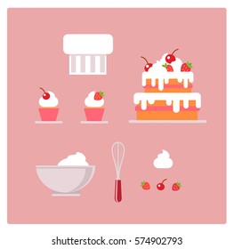 Confectionary, vector