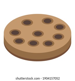 Confectioner cake icon. Isometric of confectioner cake vector icon for web design isolated on white background