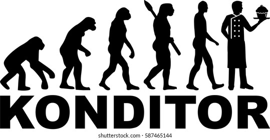 confectioner evolution with german job title